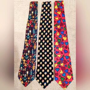 Set Of 3 Inspirational Neck Ties